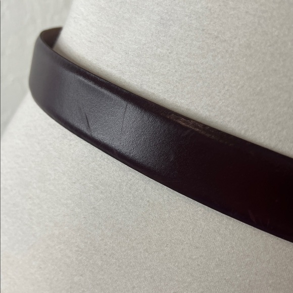 Christian Dior Genuine Eggplant Colored Leather Belt w/Goldtone Buckle 75/30 XS main image 5